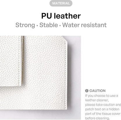 Leather Square Tissue Box