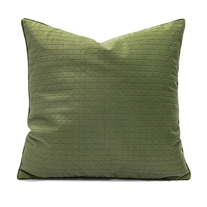 Grass green sofa cushion